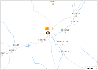 map of Wuli