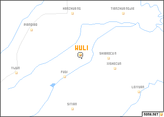 map of Wuli