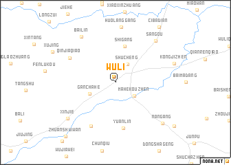 map of Wuli