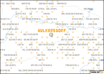 map of Wulkersdorf