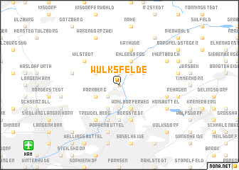 map of Wulksfelde