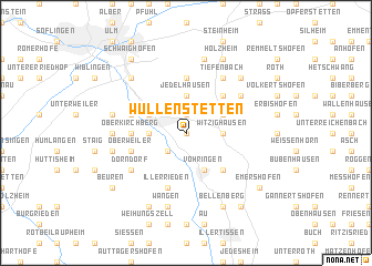 map of Wullenstetten