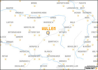 map of Wüllen