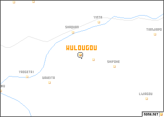 map of Wulougou