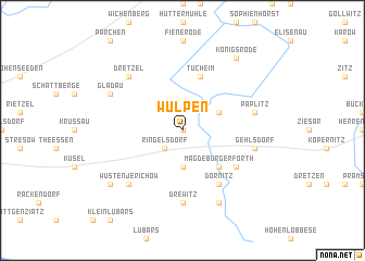 map of Wülpen