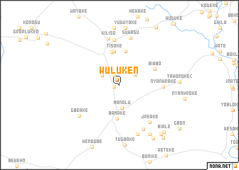 map of Wuluken