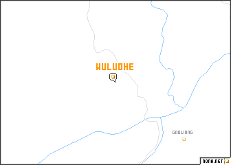 map of Wuluohe