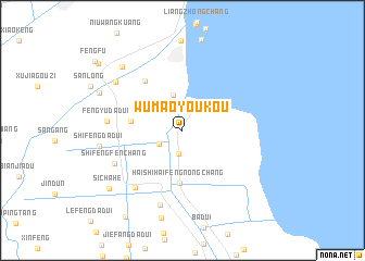 map of Wumaoyoukou
