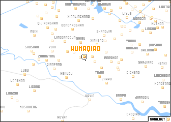 map of Wumaqiao