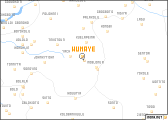 map of Wumaye