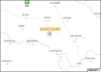 map of Wumeishan