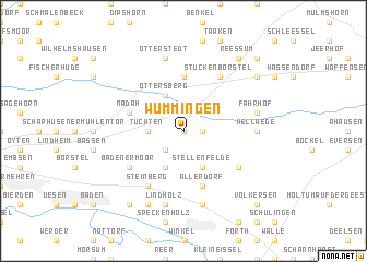 map of Wümmingen