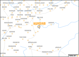 map of Wumoima