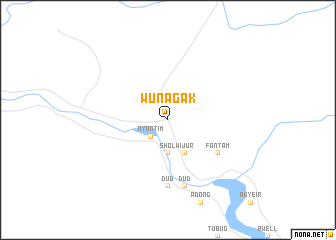 map of Wunagak