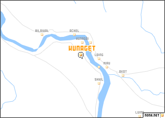 map of Wunaget