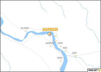 map of Wunagoi
