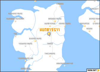 map of Wunbyegyi