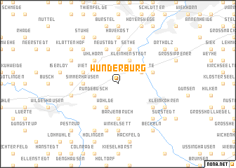 map of Wunderburg