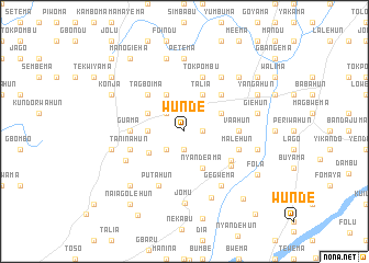 map of Wunde