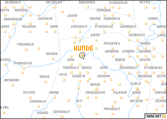 map of Wunde