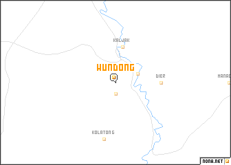 map of Wundong