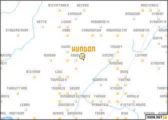 map of Wundon