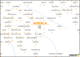 map of Wungala