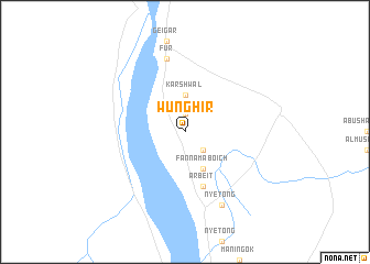 map of Wun Ghir