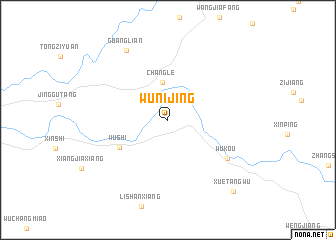 map of Wunijing