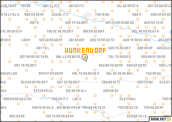 map of Wunkendorf