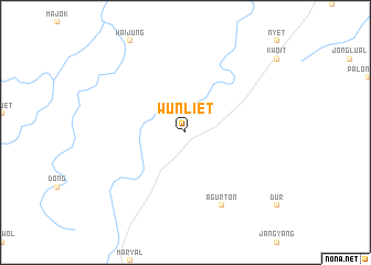 map of Wun Liet