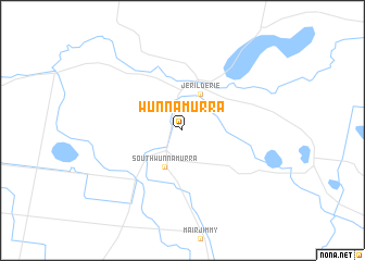 map of Wunnamurra
