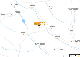 map of Wunong