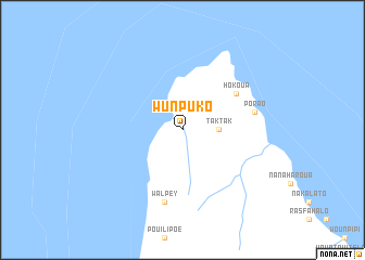 map of Wunpuko