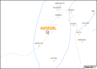 map of Wun Rual