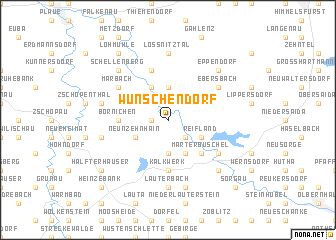 map of Wünschendorf