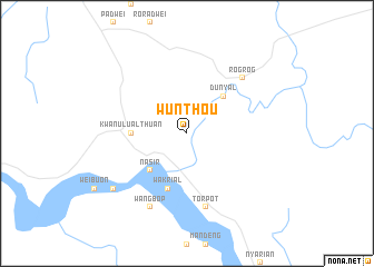 map of Wunthou
