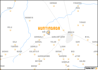 map of Wuntin Dada