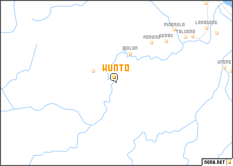 map of Wunto