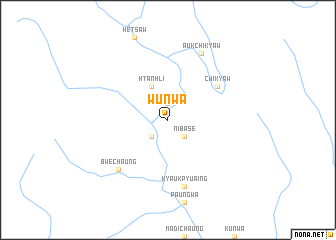 map of Wunwa