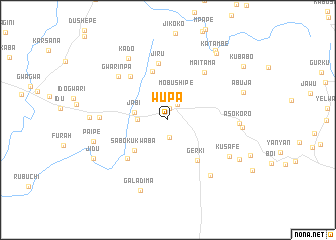 map of Wupa