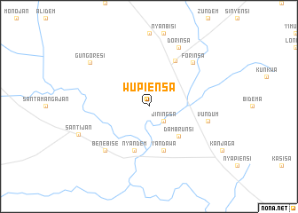 map of Wupiensa