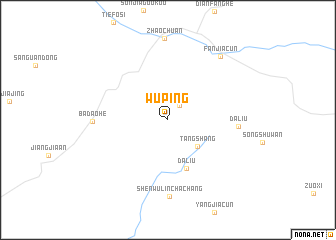 map of Wuping