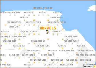 map of Wüppels