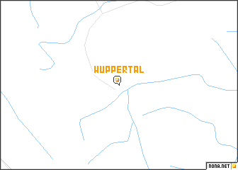 map of Wuppertal