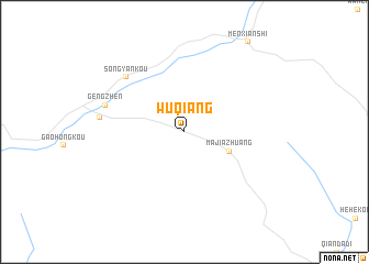 map of Wuqiang