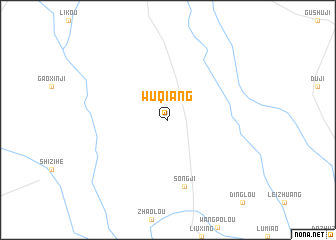 map of Wuqiang