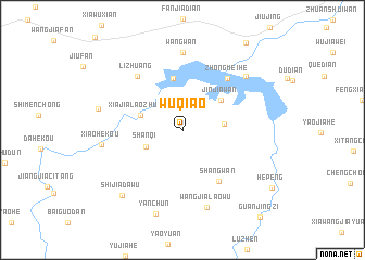 map of Wuqiao