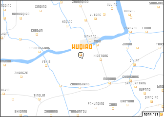 map of Wuqiao