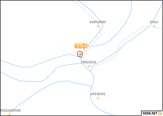 map of Wuqi